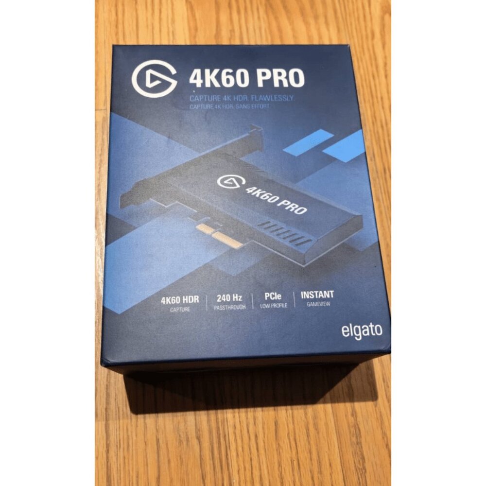 Elgato Capture Card 4k60 Pro Unused